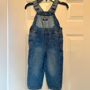 OshKosh Blue Jean Overalls Toddler Size 3T